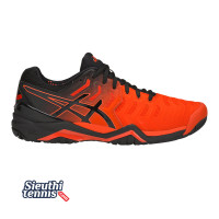 Gi y Tennis Asics Gel Resolution 7 Red Black 2019