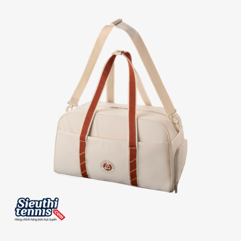 Túi Tennis Pickleball Wilson Roland Garros 2025 Small Duffel Cream