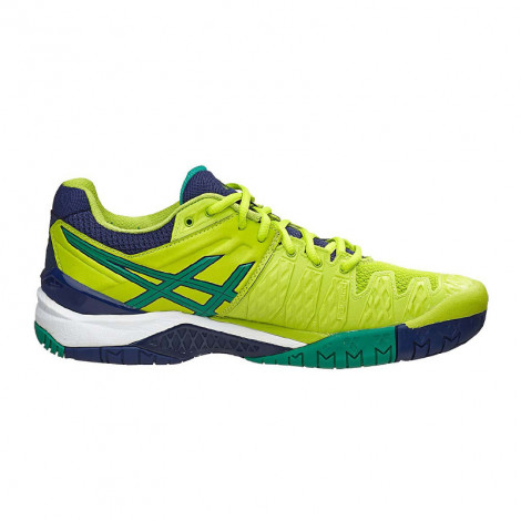 Giày Tennis Asics Gel Resolution 6 Lime/Green/Blue E500Y-0588